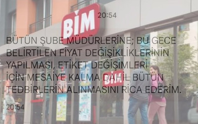 BİM'in 'zam' mesajı ifşa oldu! Asgari ücrete zam geldi sabaha kadar etiketleri değiştirin...