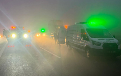 Kuzey Marmara Otoyolu'nda zincirleme kazada 10 kişi öldü, 54 kişi yaralandı
