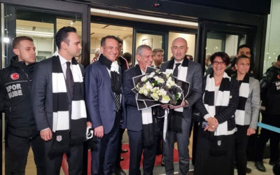 Beşiktaş'ın yeni hocası Fernando Santos İstanbul'da