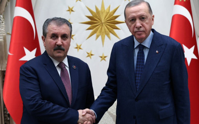 Cumhurbaşkanı Erdoğan, Mustafa Destici ile görüştü