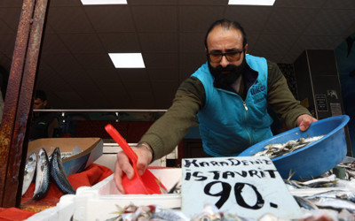 Havalar soğudu, balığa olan rağbet arttı