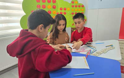 Türkiye’deki ilk, çocuklar oynayarak matematik öğreniyor