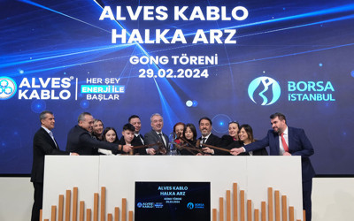 Borsa İstanbul'da gong Alves Kablo Sanayi ve Ticaret AŞ için çaldı