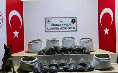 Diyarbakır'da 226 kilogram esrar ele geçirildi