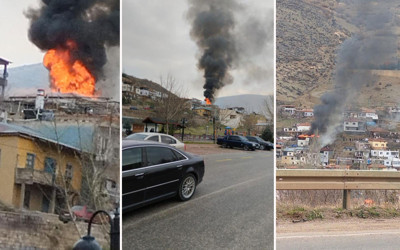 Kayseri'de müstakil evde doğalgaz patlaması!