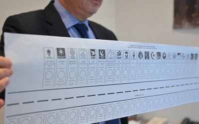 İşte 31 Mart'ta kullanılacak oy pusulası! En uzun oy pusulası 97 santimetre, en kısa oy pusulası 4,5 santimetre olacak