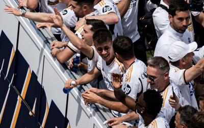 Real Madrid'in şampiyonluk kutlaması 'Türk elması Arda' sözleri