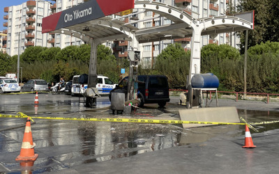 Aydın'da akaryakıt istasyonunda patlama oldu! Yaralılar var