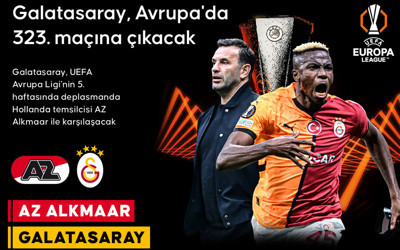 AZ Alkmaar-Galatasaray maçı saat kaçta, hangi kanalda? Muhtemel 11'ler...