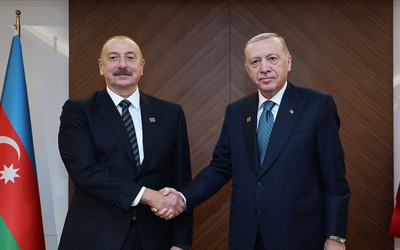 Cumhurbaşkanı Erdoğan, Azerbaycan Cumhurbaşkanı Aliyev ile görüştü