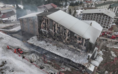 Uludağ'da otel yangınıyla ilgili 4 şüpheli tutuklandı