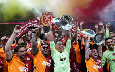 Şampiyon Galatasaray'dan RAMS Park'ta muhteşem kutlama