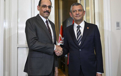 MİT Başkanı İbrahim Kalın Özgür Özel ile görüştü