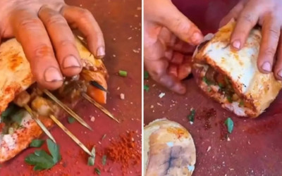 Kahramanmaraş'ta mide bulandıran görüntü! Bir müddet kebap yiyemeyeceksiniz...