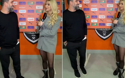 Shakhtar Donetsk Teknik Direktörü Arda Turan'ın spiker ile Türkçe sürprizi...