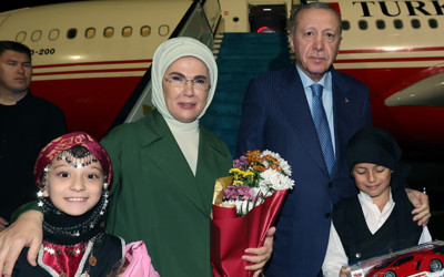 Cumhurbaşkanı Erdoğan Rize’de afet bölgelerini inceledi