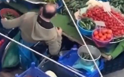 Pazarcının pes dedirten hilesi sosyal medyada gündem oldu