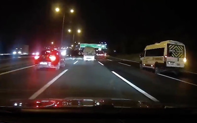 Trafikte yine makas terörü! Beykoz'da kaza anı araç içi kamerasında