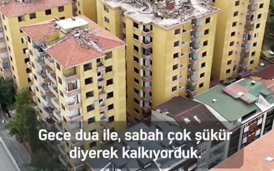 Bakan Kurum, Yarısı Bizden Kampanyası ile yeniden inşa edilecek Doğuş Sitesinin görüntülerini paylaştı