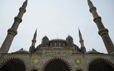 Selimiye Camii'nde restorasyon çalışmaları sonrası ilk kez namaz kılındı