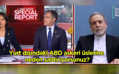 İranlı bakan, Amerikan kanalı NBC'de "ABD üslerine neden saldırıyorsunuz" sorusunu yanıtladı