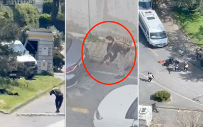 İstanbul'daki saldırıda vurulma anı var! İsrail konsolosluğu 2 yıldır kapalıymış