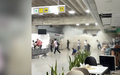 Venezuela'daki deprem anı! Büyük panik yaşandı