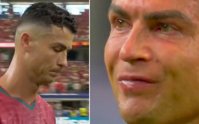 Cristiano Ronaldo'nun gözyaşları! Maçın ardından herkesi ters köşe yaptı