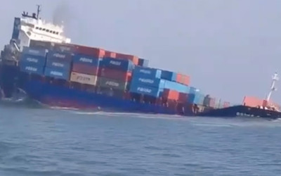 Karadeniz’de İHA saldırısına uğrayan konteyner gemisi battı