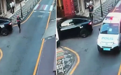Polisten kaçan motosiklet sürücünün çarptığı kişi bakın kim çıktı