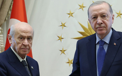 Cumhurbaşkanı Erdoğan, Bahçeli ile bir araya geldi