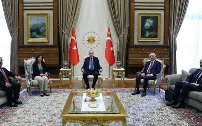 DEM Parti heyeti Erdoğan ile görüştü: Ortak irade teyit edildi