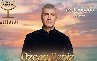 Özcan Deniz, 14 Ağustos'ta Yalıkavak’ta sahnede