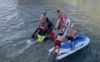 Köprünün ayağına çarpan jetskideki 1 kişi öldü, 1 kişi yaralandı