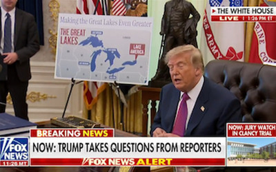 Trump, Ontario Gölü'nün adını Amerika Gölü olarak değiştirdi