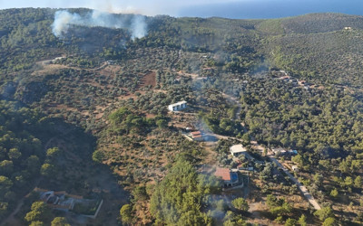 Kaş'ta orman yangını çıktı!