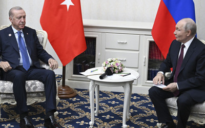 Cumhurbaşkanı Erdoğan, Rusya Devlet Başkanı Putin ile bir araya geldi