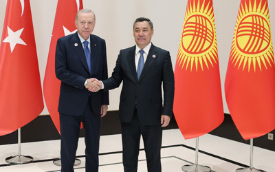 Erdoğan ve Caparov Bişkek'te görüştü! Görüşmenin detayları belli oldu