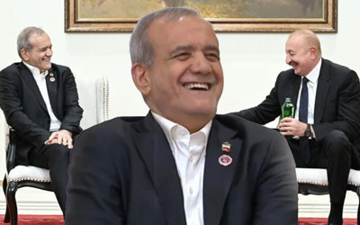 Pezeşkiyan ve Aliyev Türkçe sohbet etti! İki liderin "su" diyaloğu gündem oldu