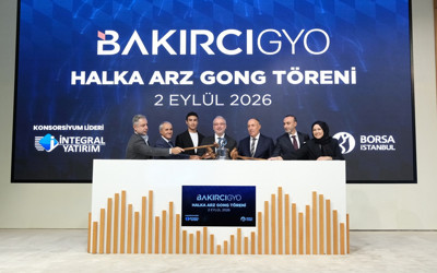 Borsa İstanbul'da gong Bakırcı GYO için çaldı