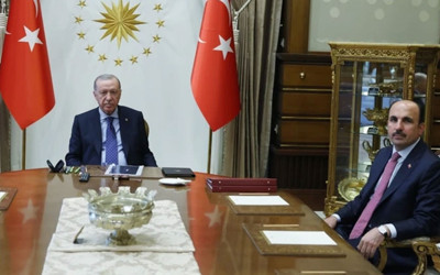 Cumhurbaşkanı Erdoğan, Uğur İbrahim Altay ile Safi Arpaguş'u kabul etti