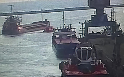 Marmara Denizi'nde batan geminin İskenderun'dan çıkış görüntüsüne ulaşıldı