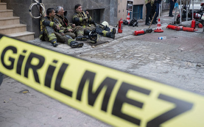 Bakırköy’de bir otelde çıkan yangında 12 kişi yaralandı