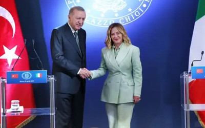 Meloni'den Cumhurbaşkanı Erdoğan'a teşekkür