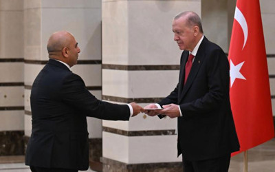 Cumhurbaşkanı Erdoğan, büyükelçilerin güven mektuplarını kabul etti
