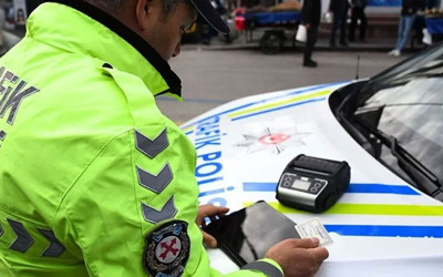 Kayseri'de kural ihlali yapan 3 sürücüye 101 bin 719 lira ceza kesildi
