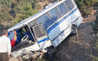 Manisa'da korkunç kaza: 17 kişi yaralandı...