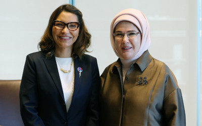 Emine Erdoğan, Brezilya Devlet Başkanının eşi Lula da Silva ile Türkevi’nde görüştü