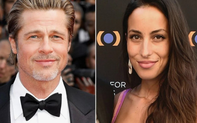 Brad Pitt film festivalinde genç sevgilisiyle boy gösterdi...