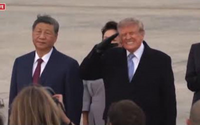 Trump ve Şi Cinping'in görüntüleri sosyal medyada gündem oldu